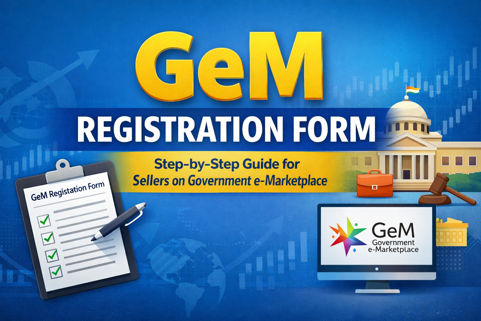 GeM Registration Form | GeM Seller Registration Online | GeM Portal Guide